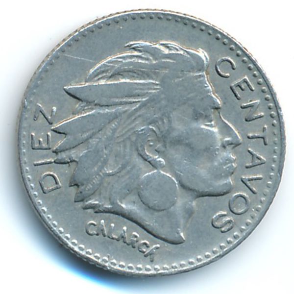 Колумбия, 10 сентаво (1965 г.)