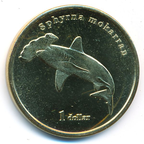 Муреа., 1 доллар (2020 г.)