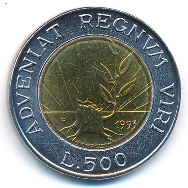 Сан-Марино, 500 лир (1993 г.)