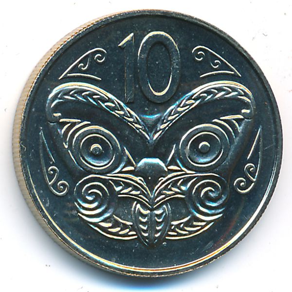 Новая Зеландия, 10 центов (1980 г.)