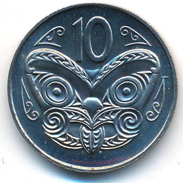 Новая Зеландия, 10 центов (1981 г.)
