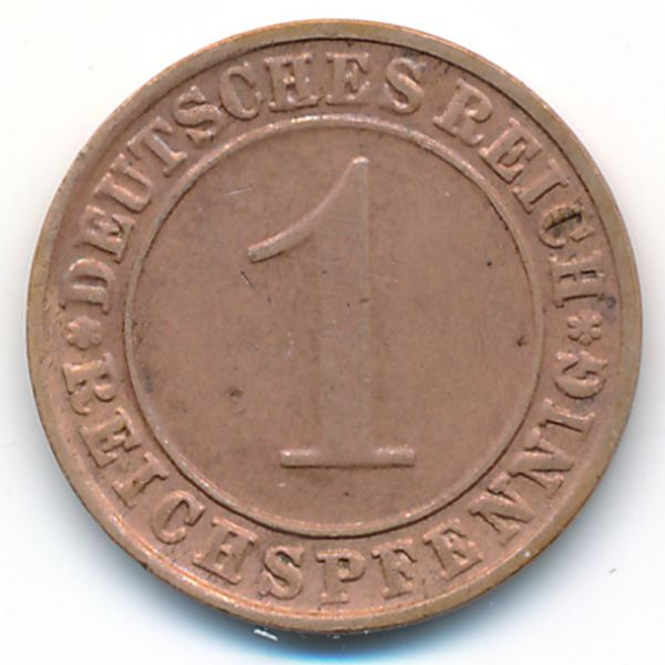 Веймарская республика, 1 рейхспфенниг (1936 г.)