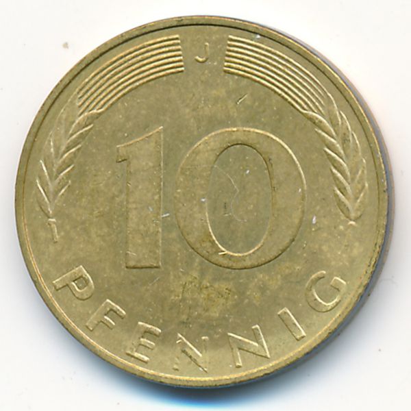ФРГ, 10 пфеннигов (1991 г.)