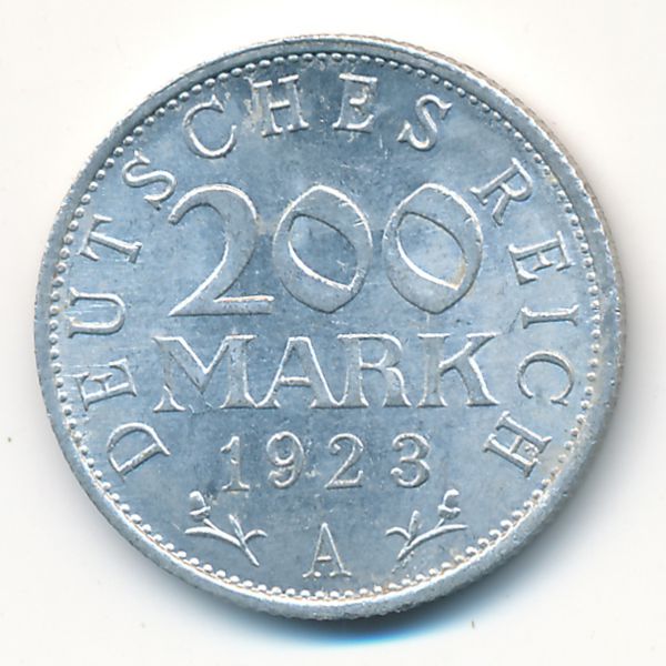 Веймарская республика, 200 марок (1923 г.)