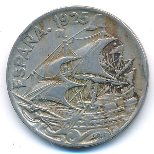 Испания, 25 сентимо (1925 г.)