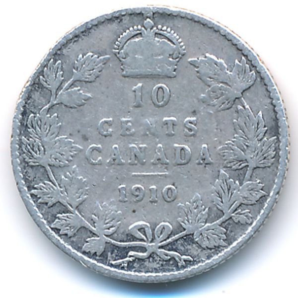 Канада, 10 центов (1910 г.)