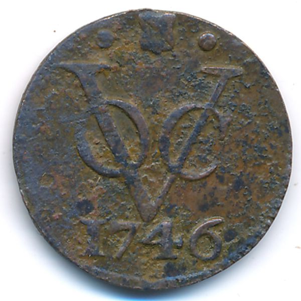 Нидерландская Индия, 1 дуит (1746 г.)