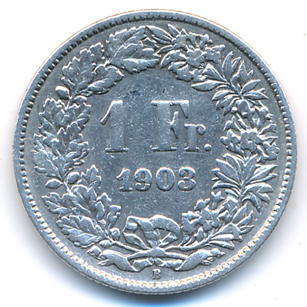 Швейцария, 1 франк (1903 г.)