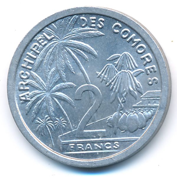Коморские острова, 2 франка (1964 г.)