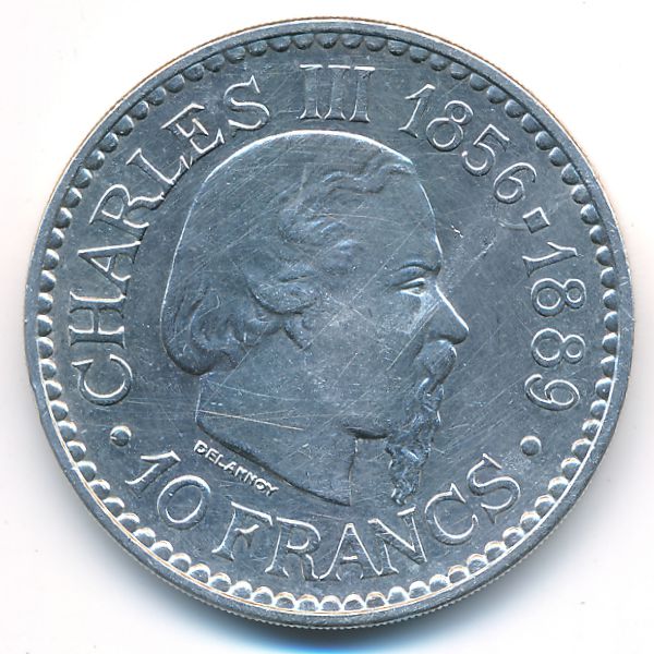 Монако, 10 франков (1966 г.)