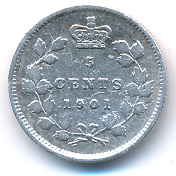 Канада, 5 центов (1901 г.)