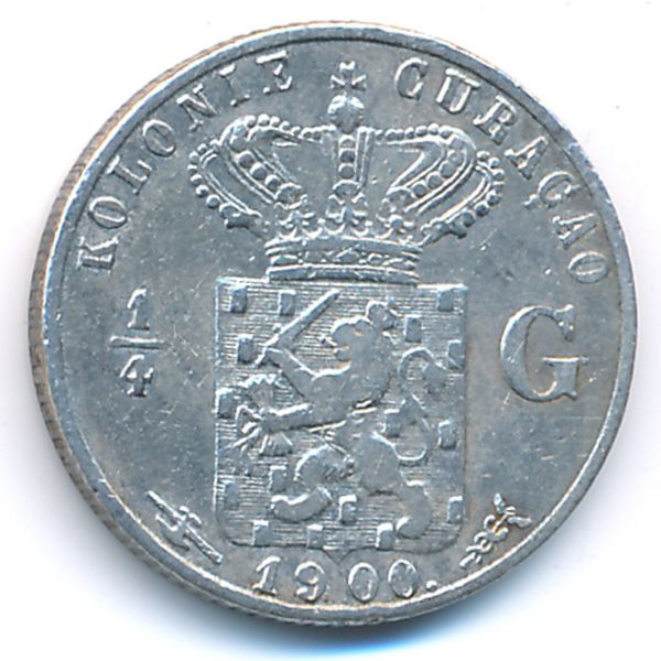 Кюрасао, 1/4 гульдена (1900 г.)