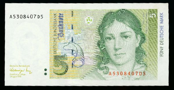 ФРГ, 5 марок (1991 г.)