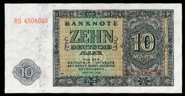 Германия, 10 марок (1948 г.)