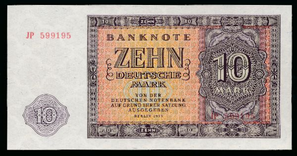 Германия, 10 марок (1955 г.)