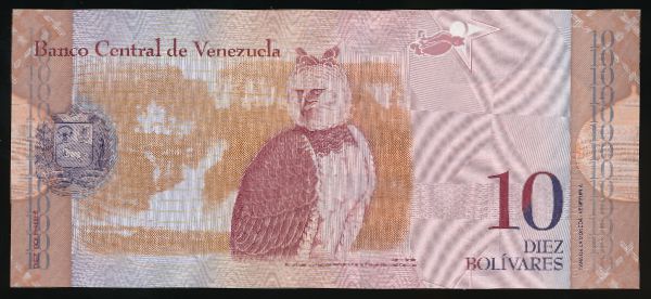 Венесуэла, 10 боливар (2011 г.)