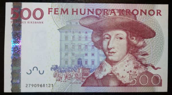 Швеция, 500 крон (2012 г.)