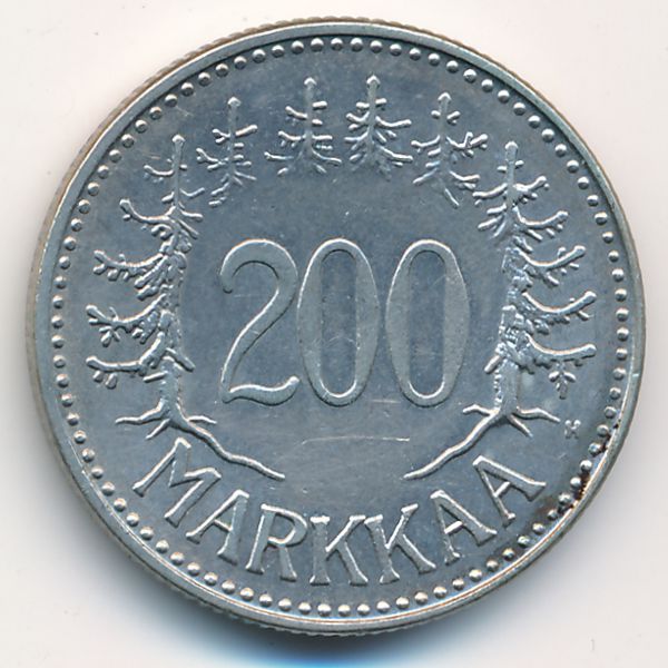 Финляндия, 200 марок (1957 г.)