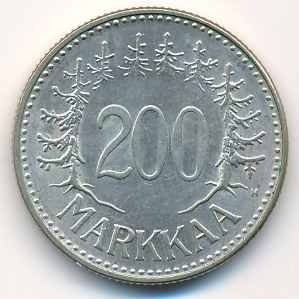 Финляндия, 200 марок (1957 г.)