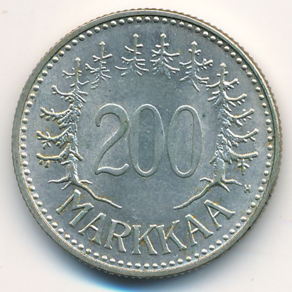 Финляндия, 200 марок (1957 г.)