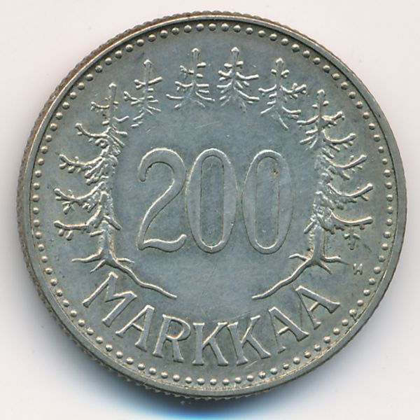 Финляндия, 200 марок (1958 г.)