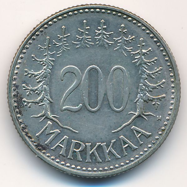 Финляндия, 200 марок (1958 г.)