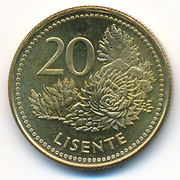 Лесото, 20 лисенте (1998 г.)