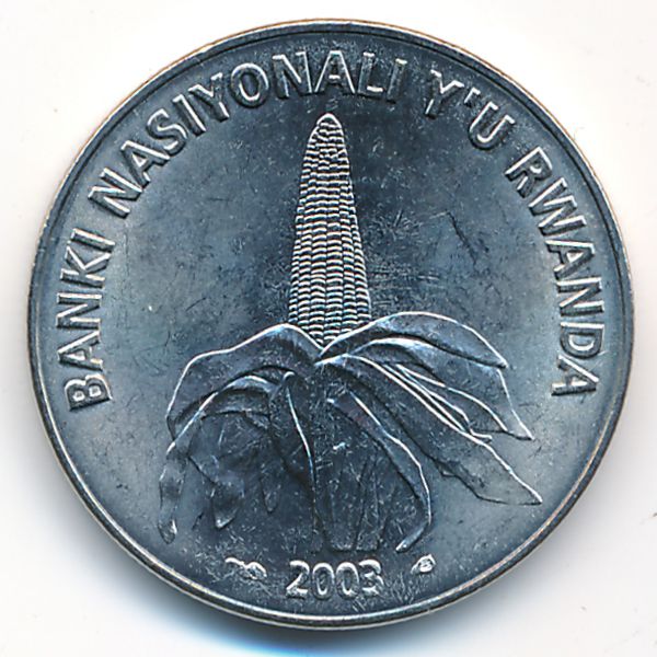 Руанда, 50 франков (2003 г.)