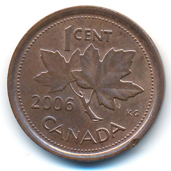 Канада, 1 цент (2006 г.)