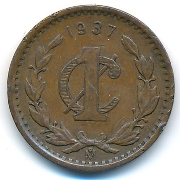 Мексика, 1 сентаво (1937 г.)