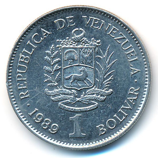 Венесуэла, 1 боливар (1989 г.)