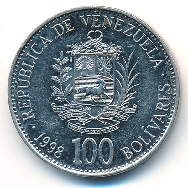Венесуэла, 100 боливар (1998 г.)