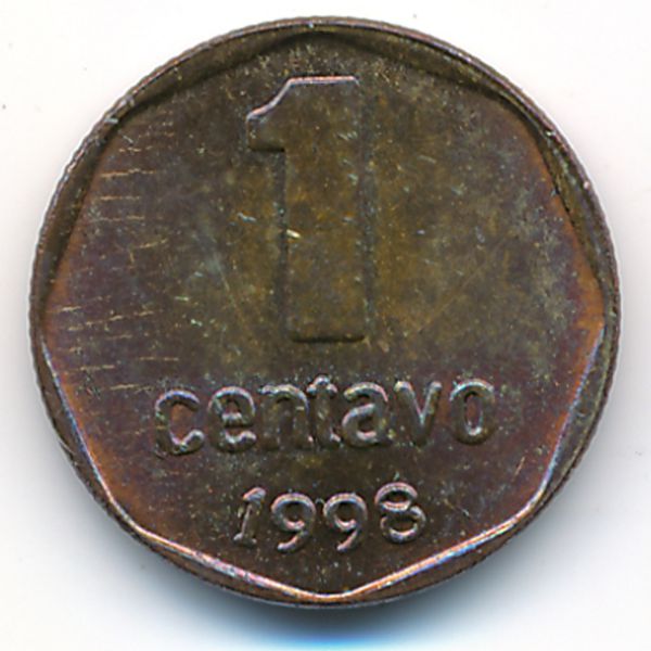 Аргентина, 1 сентаво (1998 г.)