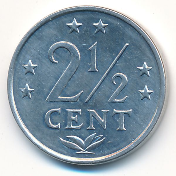 Антильские острова, 2 1/2 цента (1985 г.)