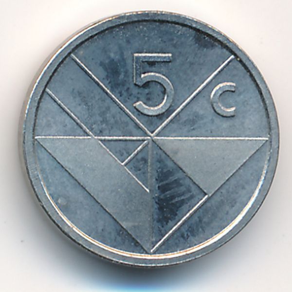 Аруба, 5 центов (1987 г.)