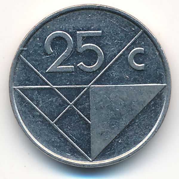 Аруба, 25 центов (2001 г.)
