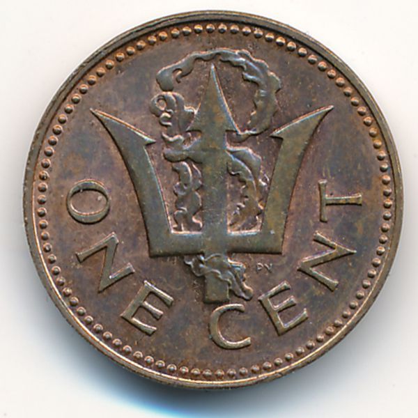 Барбадос, 1 цент (1973 г.)