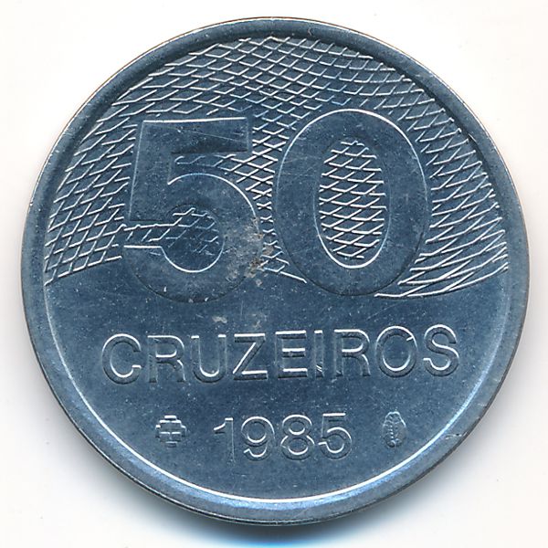 Бразилия, 50 крузейро (1985 г.)