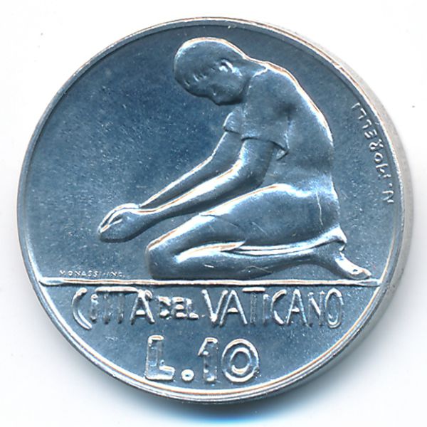 Ватикан, 10 лир (1978 г.)