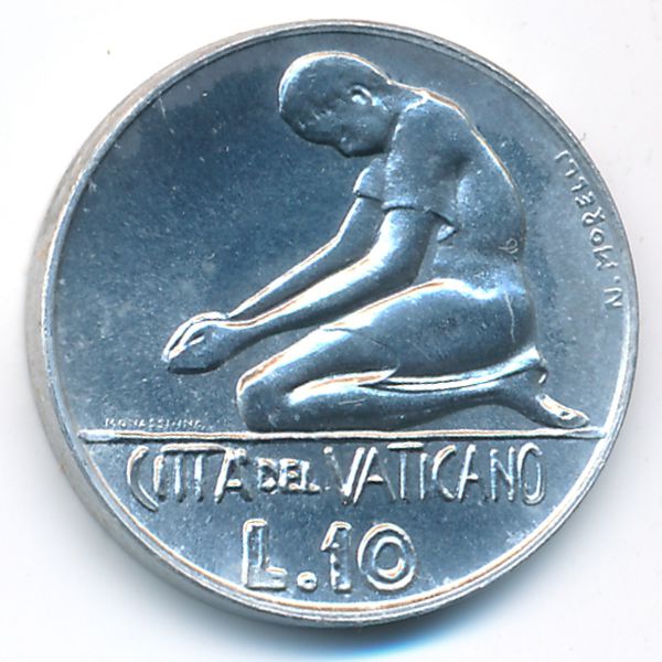 Ватикан, 10 лир (1978 г.)