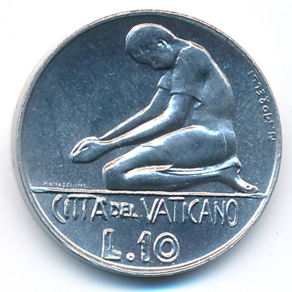 Ватикан, 10 лир (1978 г.)