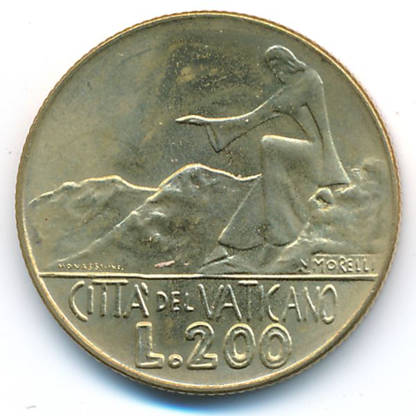 Ватикан, 200 лир (1978 г.)