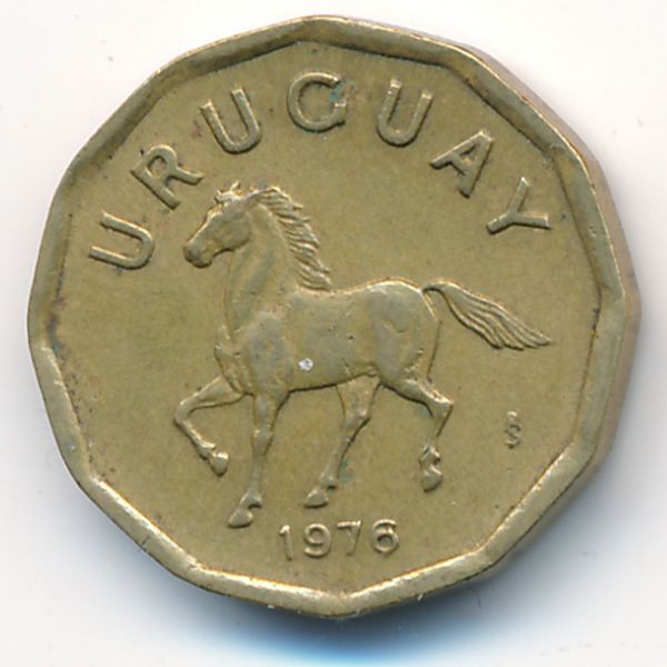 Уругвай, 10 сентесимо (1976 г.)