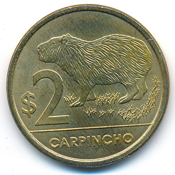 Уругвай, 2 песо (2012 г.)