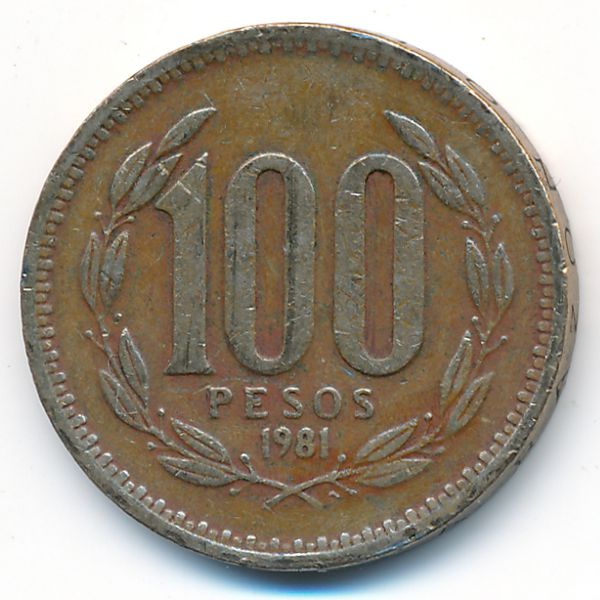 Чили, 100 песо (1981 г.)