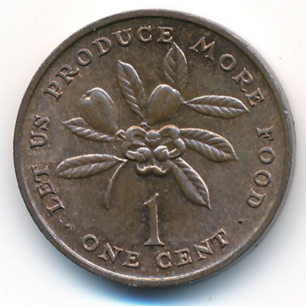 Ямайка, 1 цент (1971 г.)