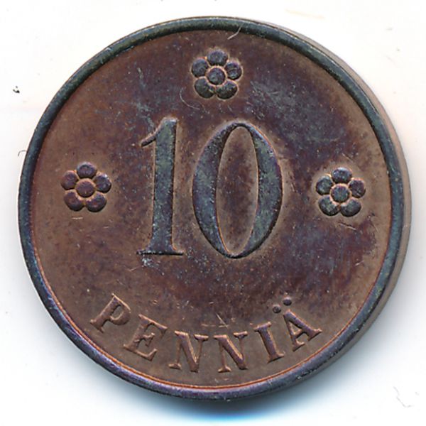 Финляндия, 10 пенни (1937 г.)