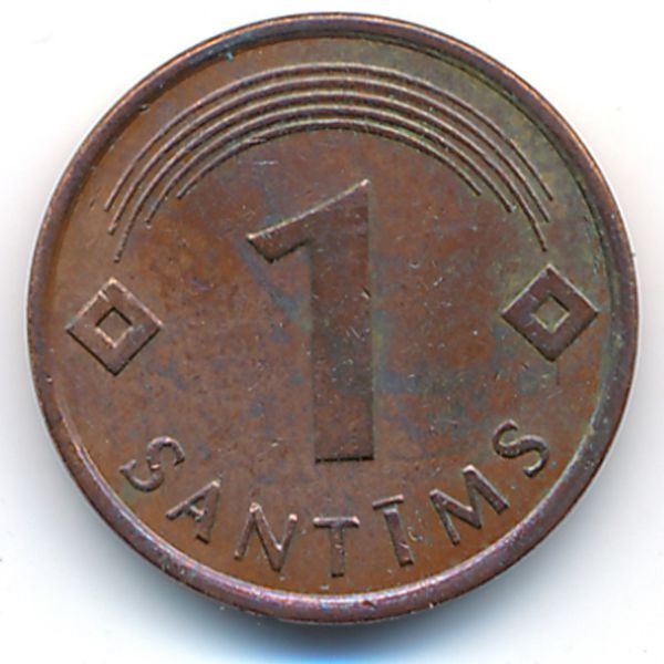 Латвия, 1 сантим (1997 г.)