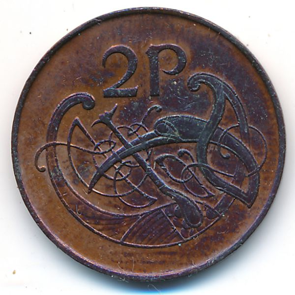 Ирландия, 2 пенса (1971 г.)