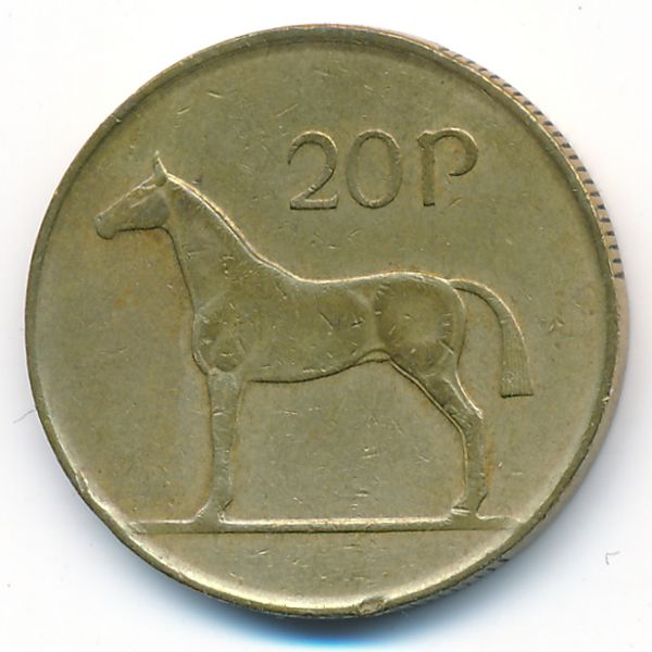 Ирландия, 20 пенсов (1988 г.)